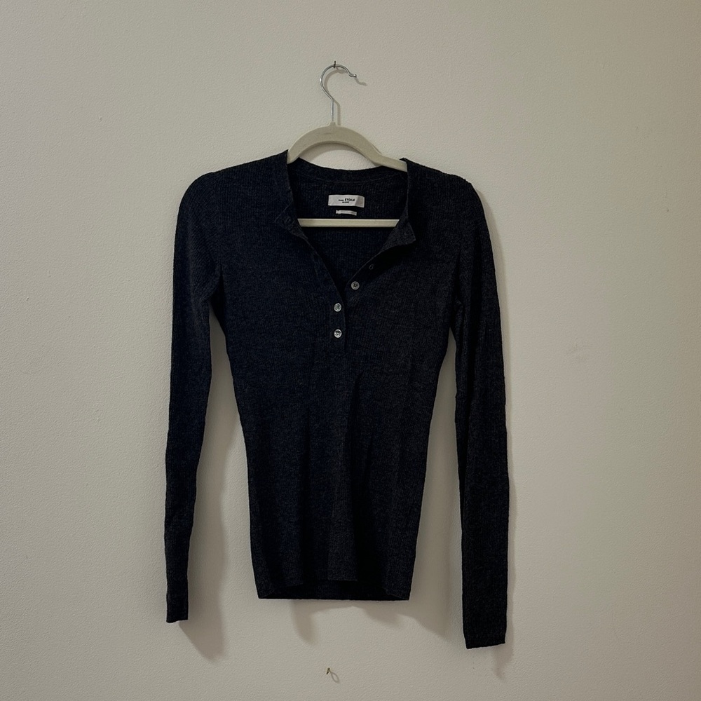 Isabel Marant Grey Alpaca Sweater